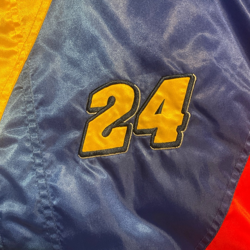 Nascar Blue and Yellow Bomber Jacket - Picture 5 of 8